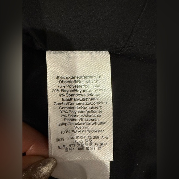 Donna Karan Black Sleeveless Tuxedo Dress - Picture 5 of 6